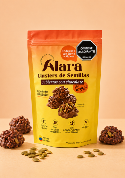 clusters de semillas sin azúcar x 200g | Alara saludable