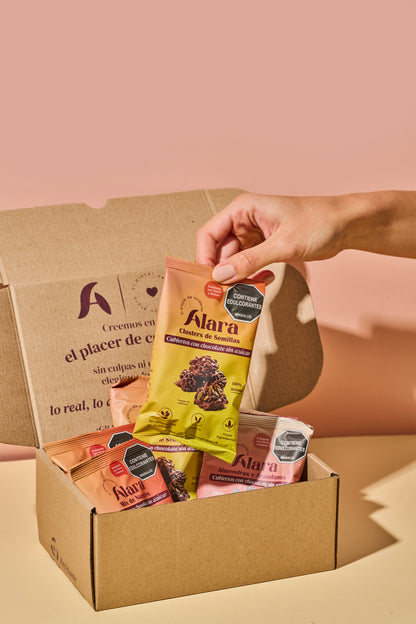 Snacks veganos sin azúcar sin conservantes Alara Saludable Colombia
