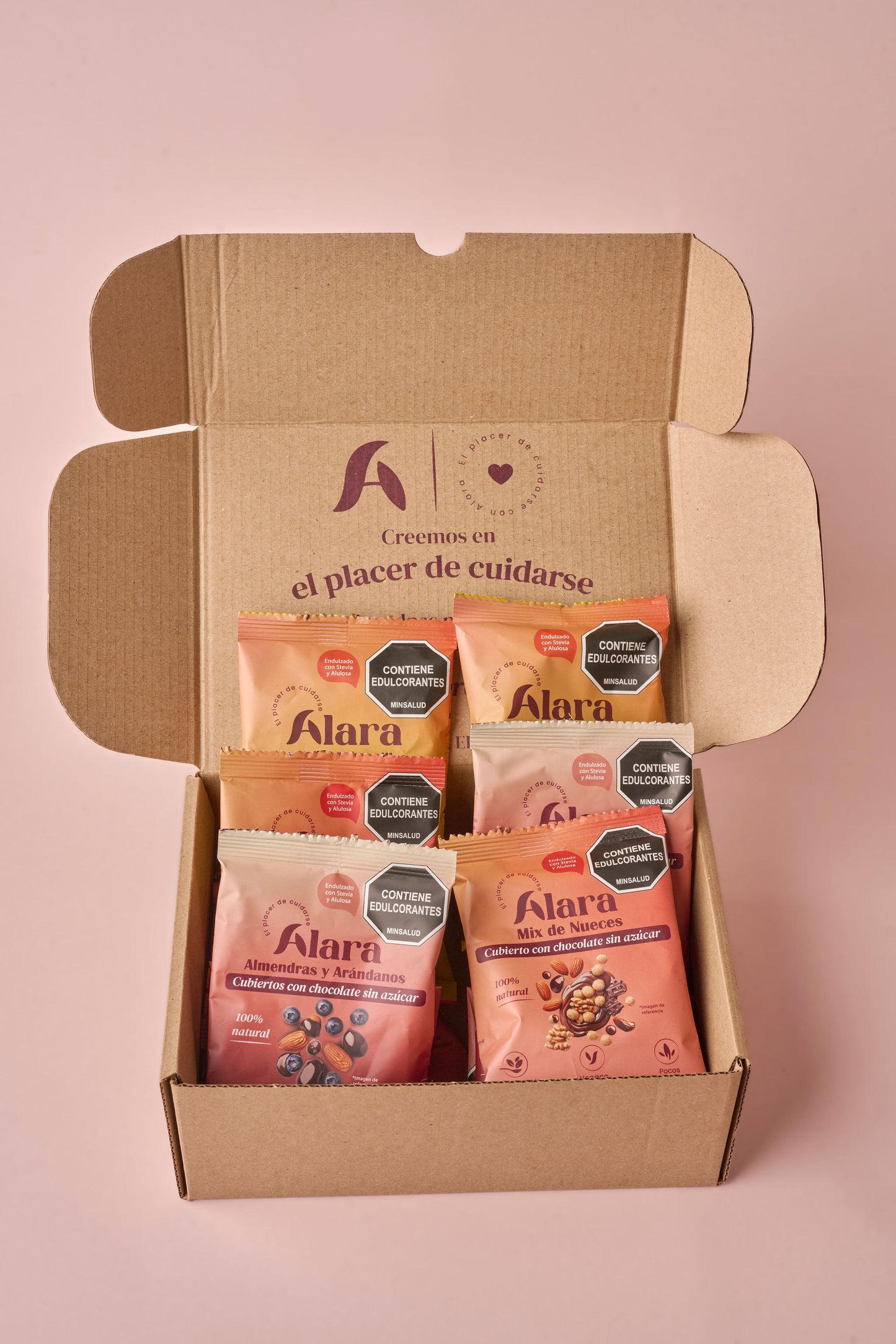 4 sabores de snacks saludables sin azúcar Alara Saludable Colombia